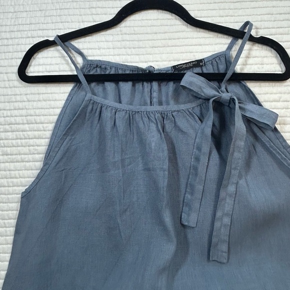 Lungo L'Arno Chambray Sundress. Size Medium. #Sundress #Summer #Chambray - Picture 4 of 6